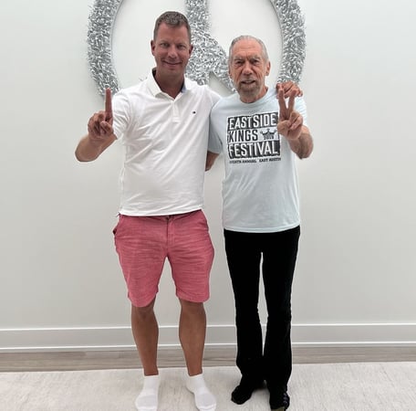 JT Foxx with John Paul DeJoria