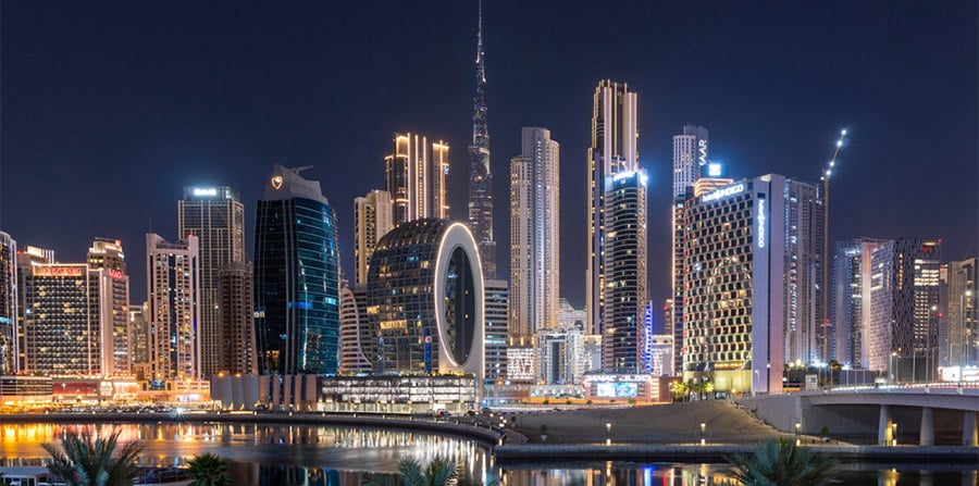 dubai background city