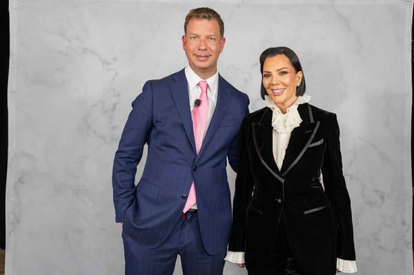 JT Foxx with Kris Jenner