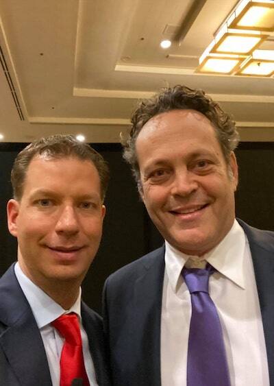 JT Foxx with Vince Vaughn